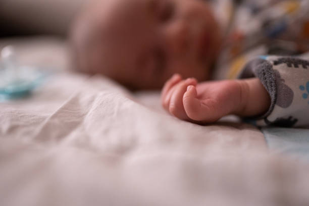 istock Close up to Sleeping baby boy 1150755906