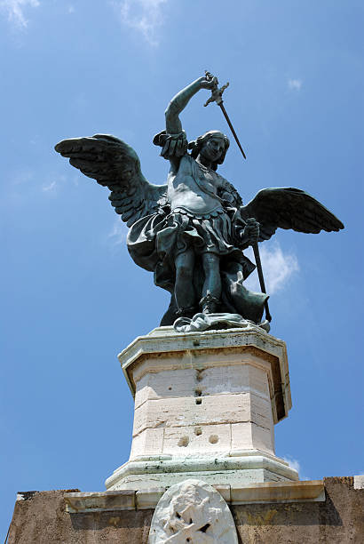 St. Michael's Rome 850+ St Michael Statue Stock Photos, Pictures & Royalty-Free Images ...