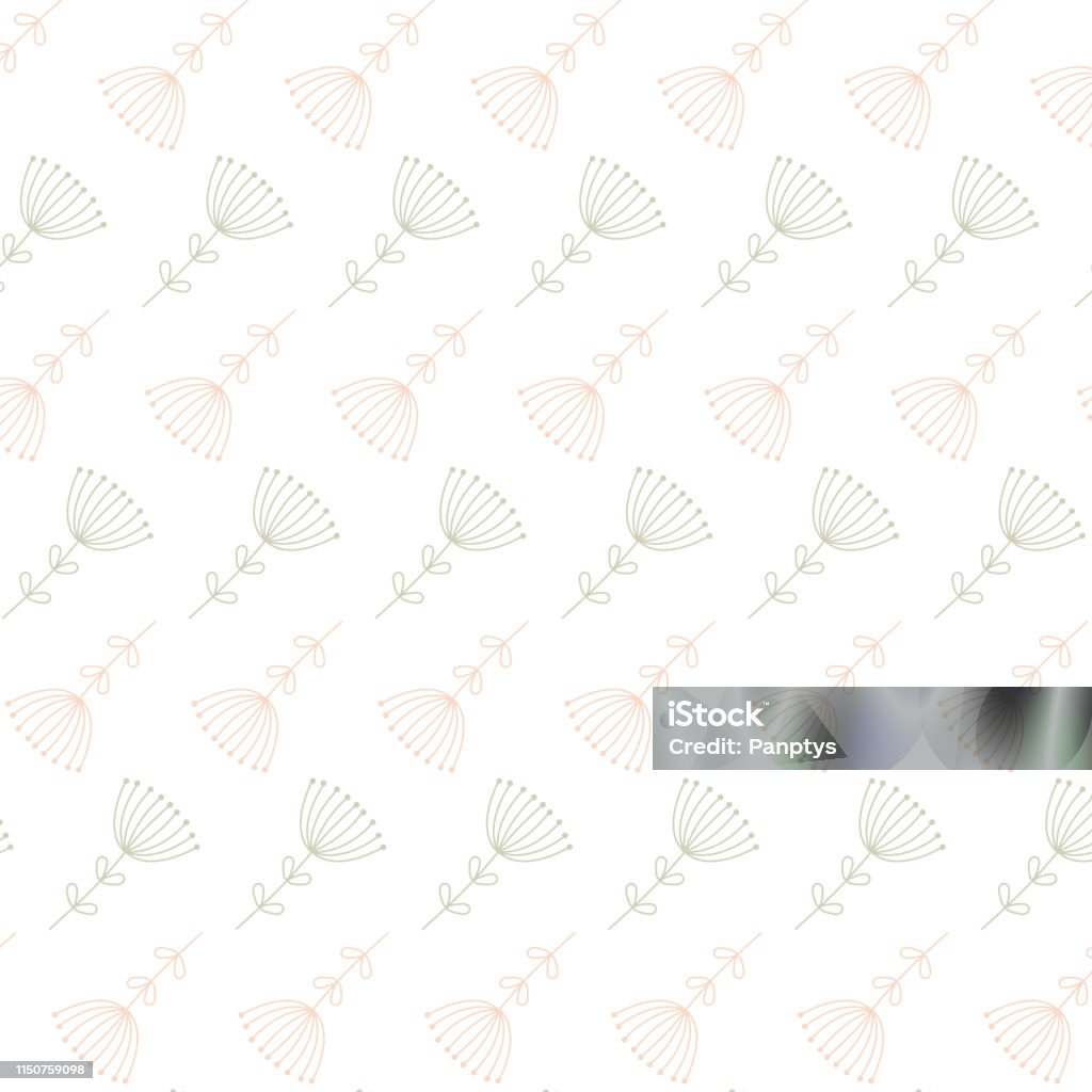 Subtle Decoraive Patterns Subtle Delicate Floral Pattern Vector Art Stock Illustration - Download ...