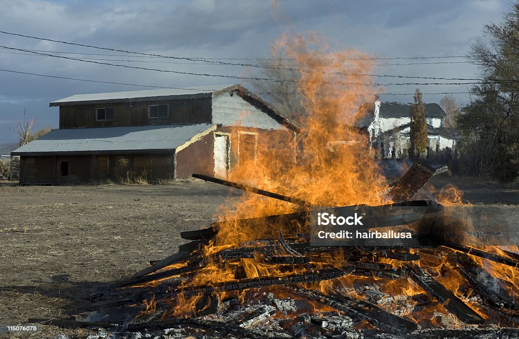 Burn Saison - Lizenzfrei Agrarbetrieb Stock-Foto