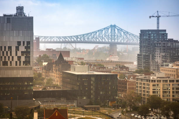 istock Jacques Cartier Bridge in downtown Montreal Quebec 1150761540
