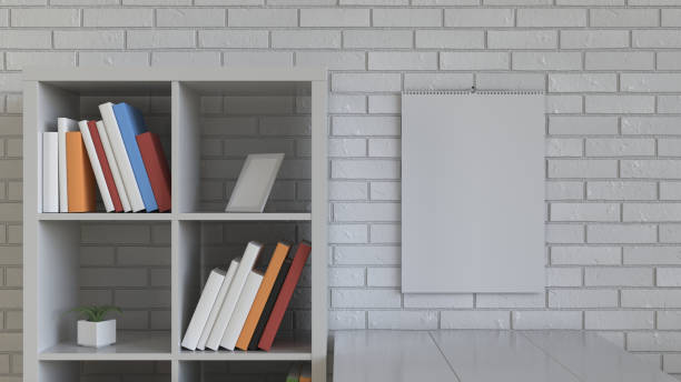 istock Mockup of wall calendar in the interior 1150761736