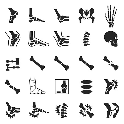 Orthopedic icon set