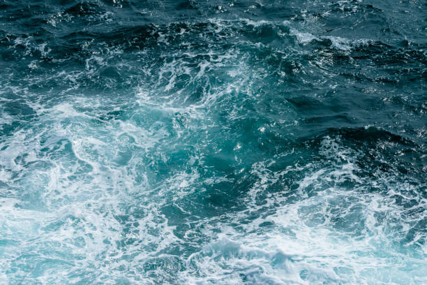 istock Sea water surface, Dark blue ocean water for natural background 1150767117