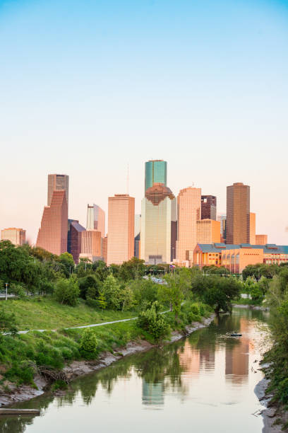 istock Houston Texas Skyline Over Buffalo Bayou Park in Spring 1150767952