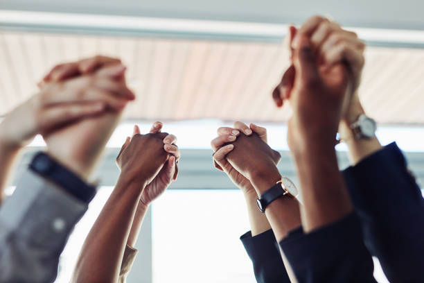 istock Team players rise to the top 1150770256