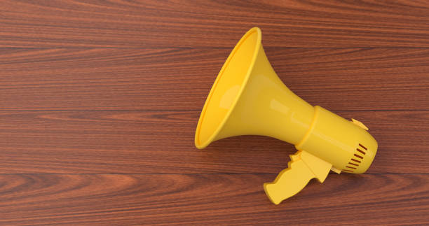 Megaphone Megaphone classified ad audio stock pictures, royalty-free photos & images