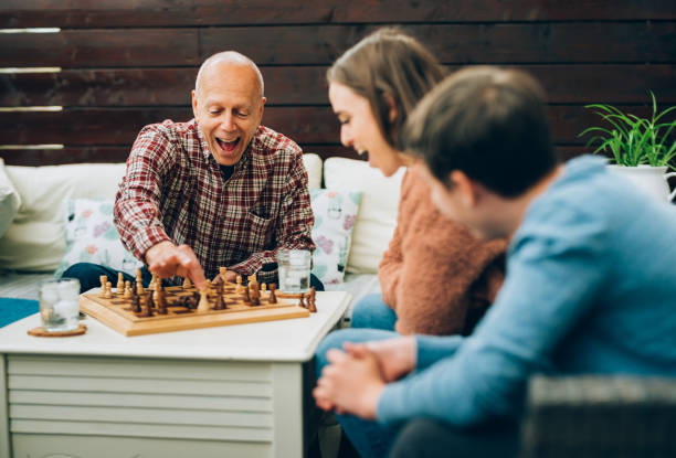 istock Family chess time 1150774734