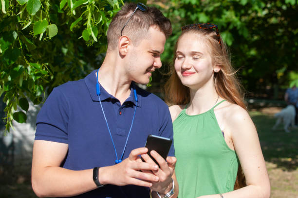 istock Happy young couple having fun outdoors together 1150775378