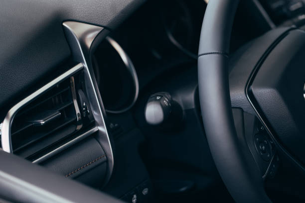istock Car air conditioning. The air flow inside the car. 1150776622