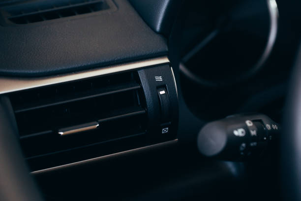istock Car air conditioning. The air flow inside the car. 1150776889
