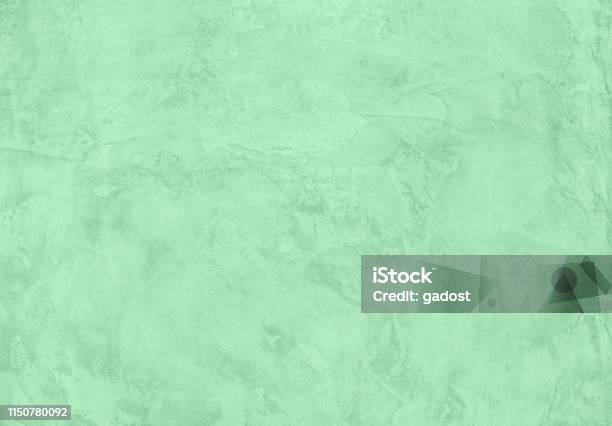 Neo Mint Concrete Textured Background Stock Photo - Download Image Now - 2020, 2020 - 2029, Abstract