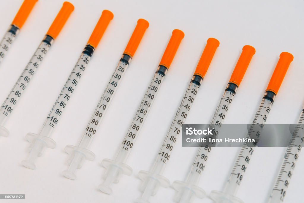 Treatment against addiction. Vaccination of people. Insulin injection Treatment against addiction. Vaccination of people. Insulin injection. Diabetes AIDS Stock Photo