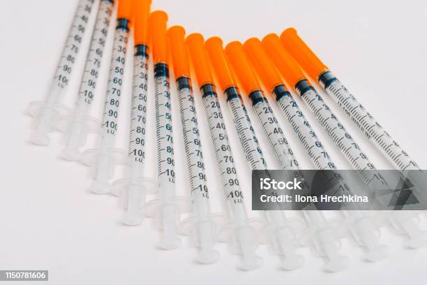 Treatment Against Addiction Vaccination Of People Insulin Injection Stock Photo - Download Image Now