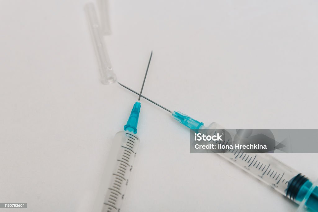 Treatment against addiction. Vaccination of people. Insulin injection Treatment against addiction. Vaccination of people. Insulin injection. Diabetes AIDS Stock Photo
