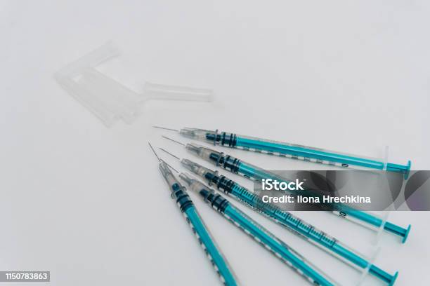 Treatment Against Addiction Vaccination Of People Insulin Injection Stock Photo - Download Image Now