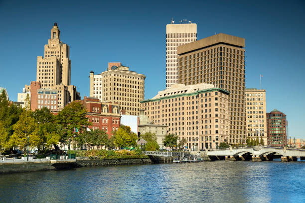 istock Downtown Providence Rhode Island city skyline view 1150786949