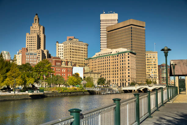 istock Downtown Providence Rhode Island city skyline view 1150786982