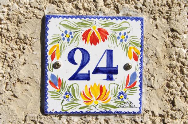 istock Twenty four street number 1150790423