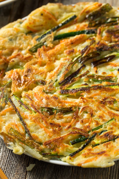 istock Homemade Korean Pajeon Scallion Pancakes 1150792073