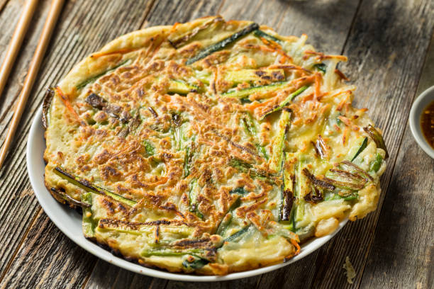 istock Homemade Korean Pajeon Scallion Pancakes 1150792119