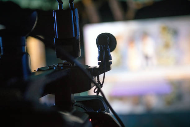 istock Filming fashion show 1150793139