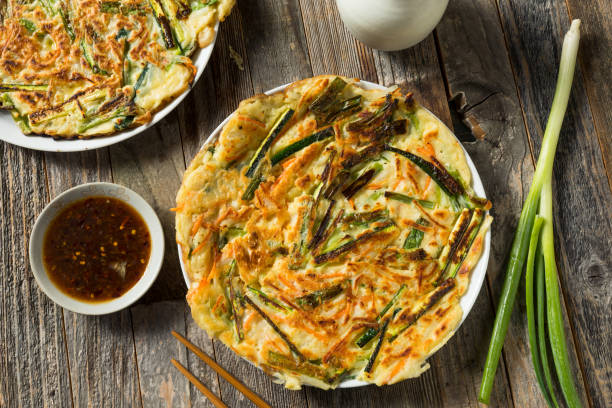 istock Homemade Korean Pajeon Scallion Pancakes 1150793357