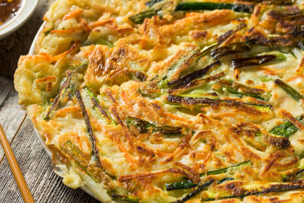 istock Homemade Korean Pajeon Scallion Pancakes 1150793534