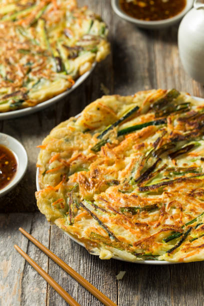 istock Homemade Korean Pajeon Scallion Pancakes 1150793613