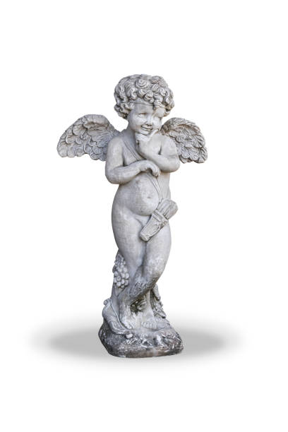 istock Cupids statue,isolated on white background with clipping path. 1150796000