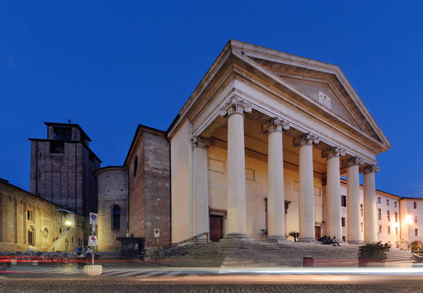 istock Cathedral of San Pietro after sunset. 1150803873