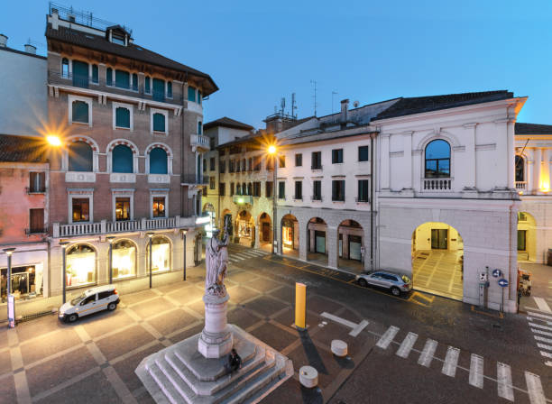 istock Independence Square in the evening. Treviso 1150803944