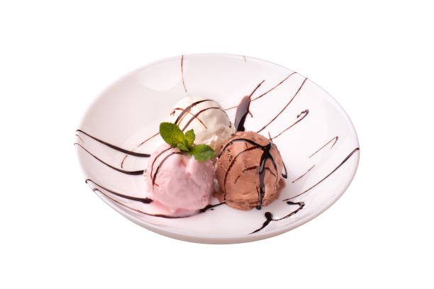 Three balls of ice cream
