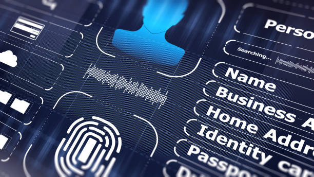 istock Person identity concept with touch screen 1150804126
