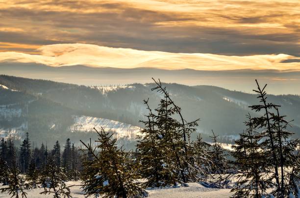 istock Beautiful winter mountain landscape. 1150806358