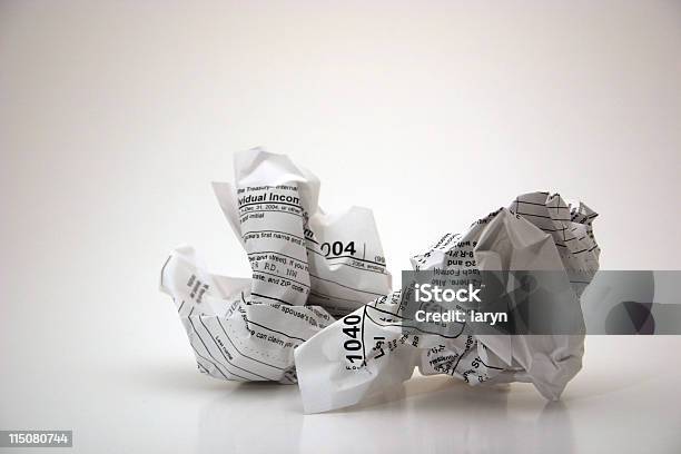Tax Time Stock Photo - Download Image Now - Tax, Rear View, Wasting Time