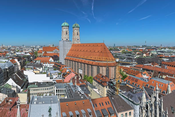 istock View over Frauenkirche in Munich, Germany 1150807654