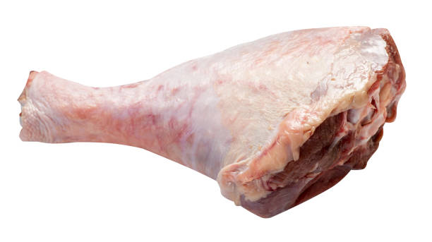 istock Raw, fresh turkey shin, drumstick, isolated on white background 1150808246