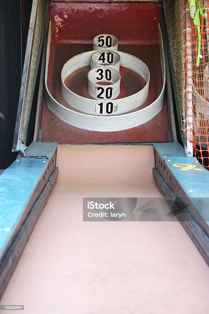 Skeeball Arcade/Parque de diversões jogo - Royalty-free Jogo de Lazer Foto de stock