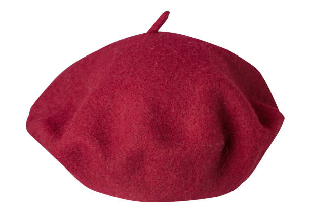 istock Beret isolated on white background. hat female beret 1150809879