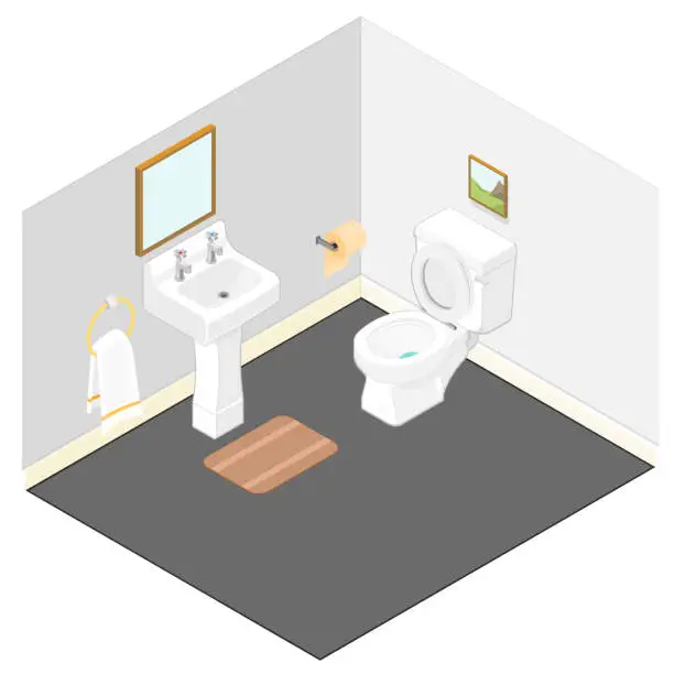 Vector illustration of Bathroom