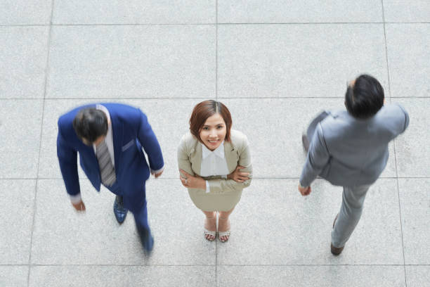 istock Businesswoman standing at office 1150814740
