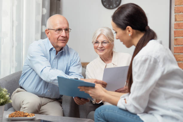 istock Senior couple planning their investments 1150816966