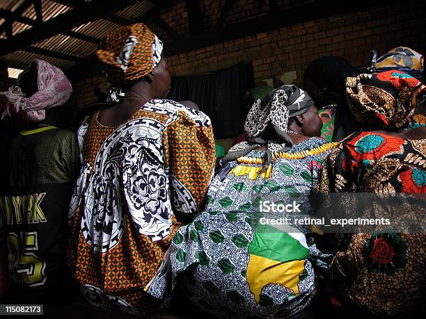 Africa Women Sitting Stock Photo - Download Image Now - Chad - Central Africa, Africa, Church