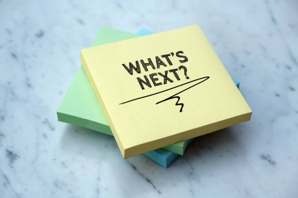 WHAT'S NEXT? WHAT'S NEXT? anticipation stock pictures, royalty-free photos & images