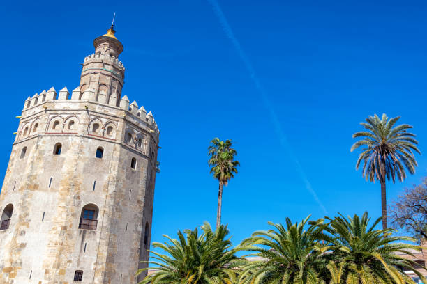 istock Tower of Gold and Palm Trees 1150832313