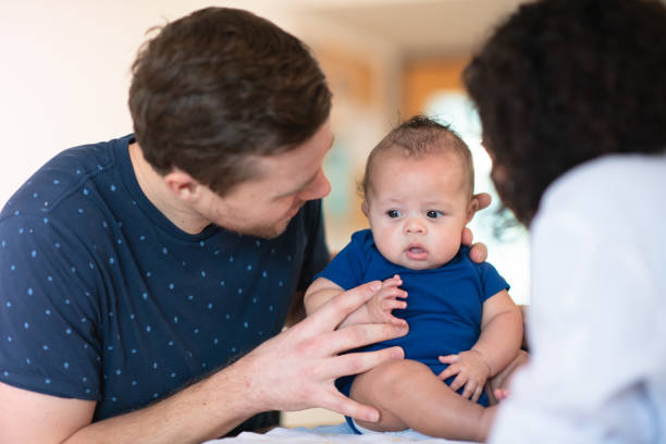 istock Doctor gives baby a checkup 1150835007