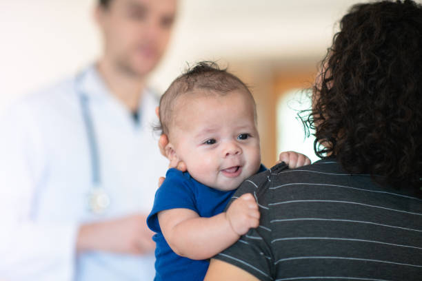 istock Mother holding her toddler 1150835010