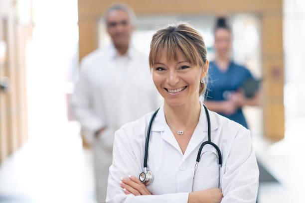 istock Portrait of muti-ethnic doctors 1150835076