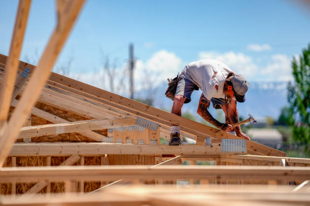 istock Drone View of a Home being Framed by Carpenters 1150838633